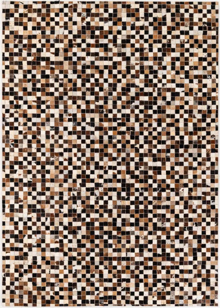 5' 3 x 7' 6 Cowhide Stocks Rug