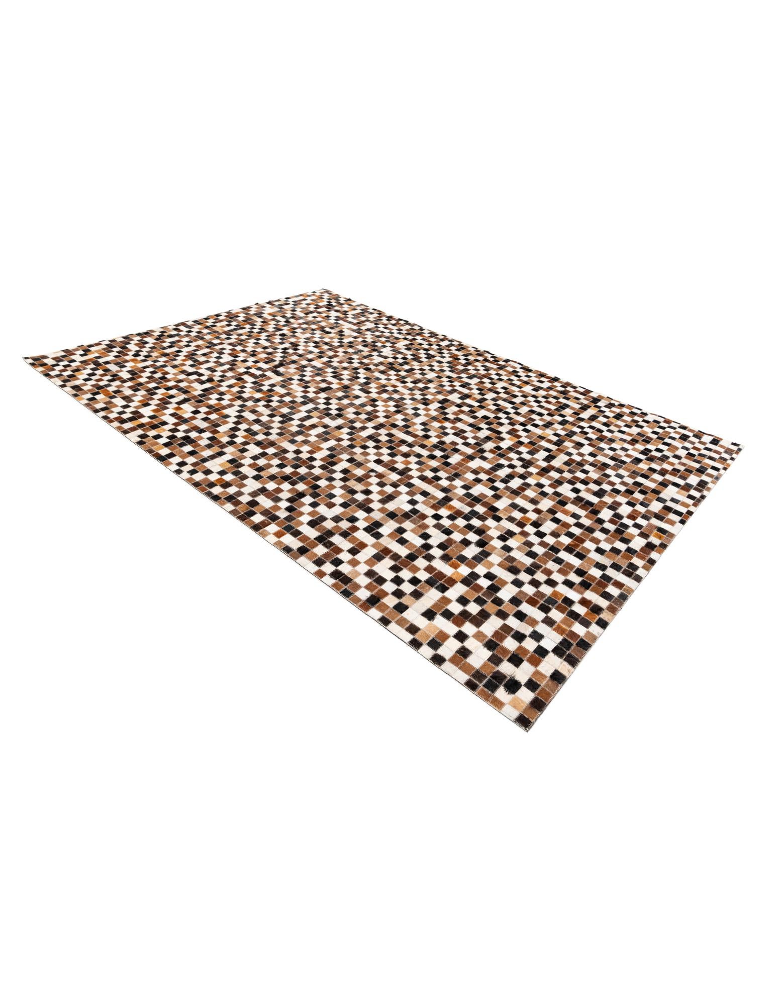 5' 6 x 7' 9 Cowhide Stocks Rug