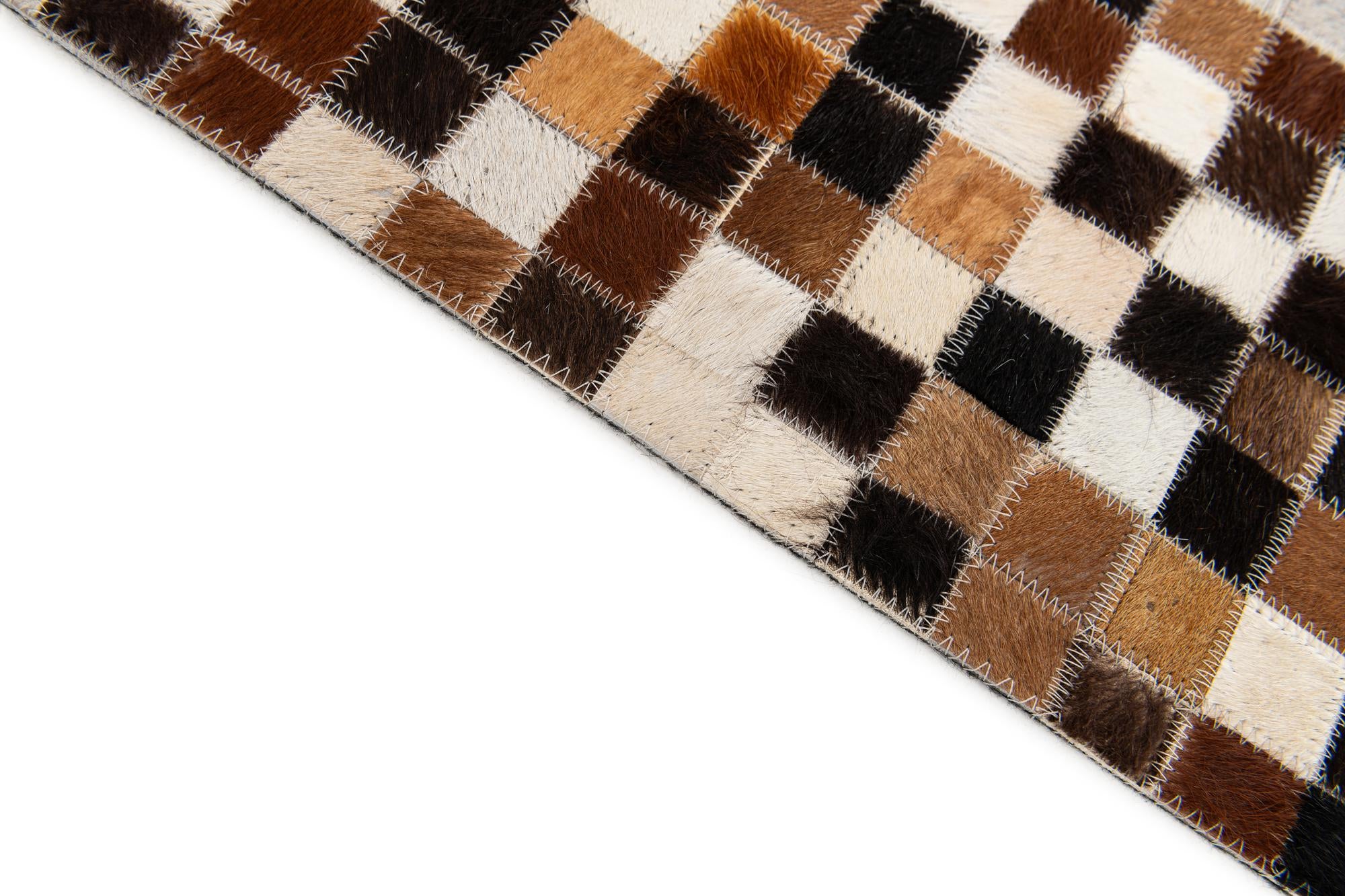 5' 6 x 7' 9 Cowhide Stocks Rug
