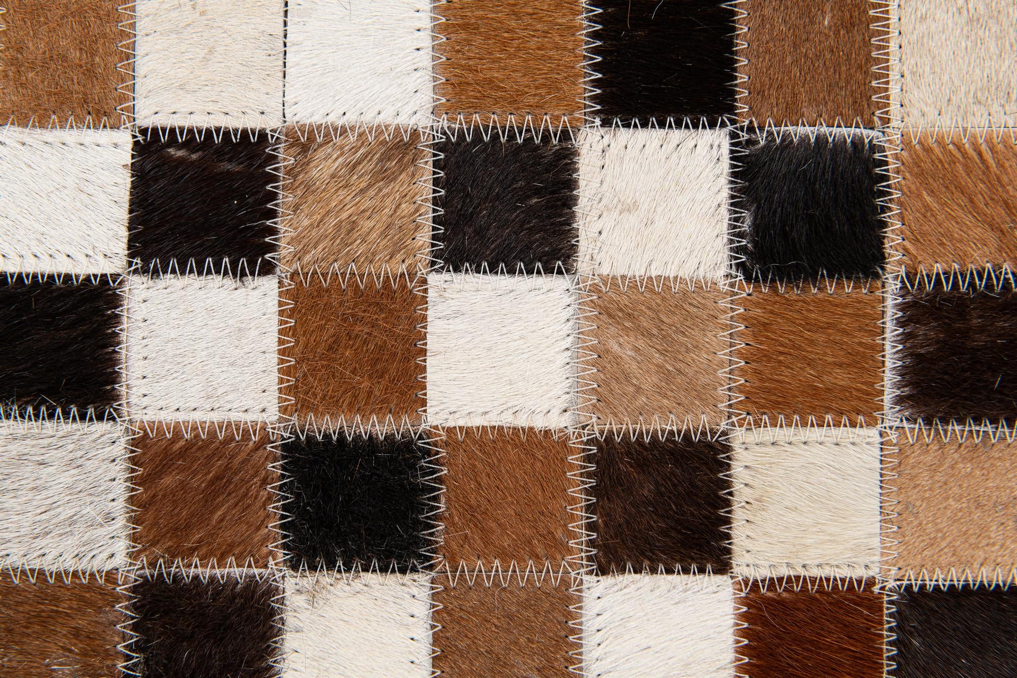 5' 6 x 7' 9 Cowhide Stocks Rug