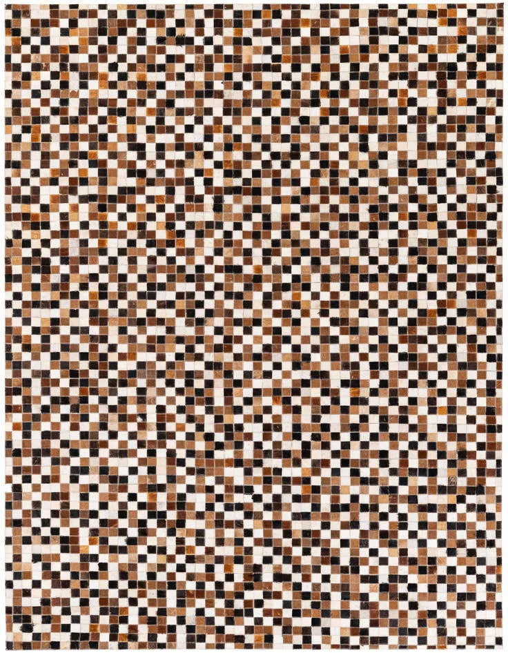 Detail image of 5' 6 x 7' 9 Cowhide Stocks Rug