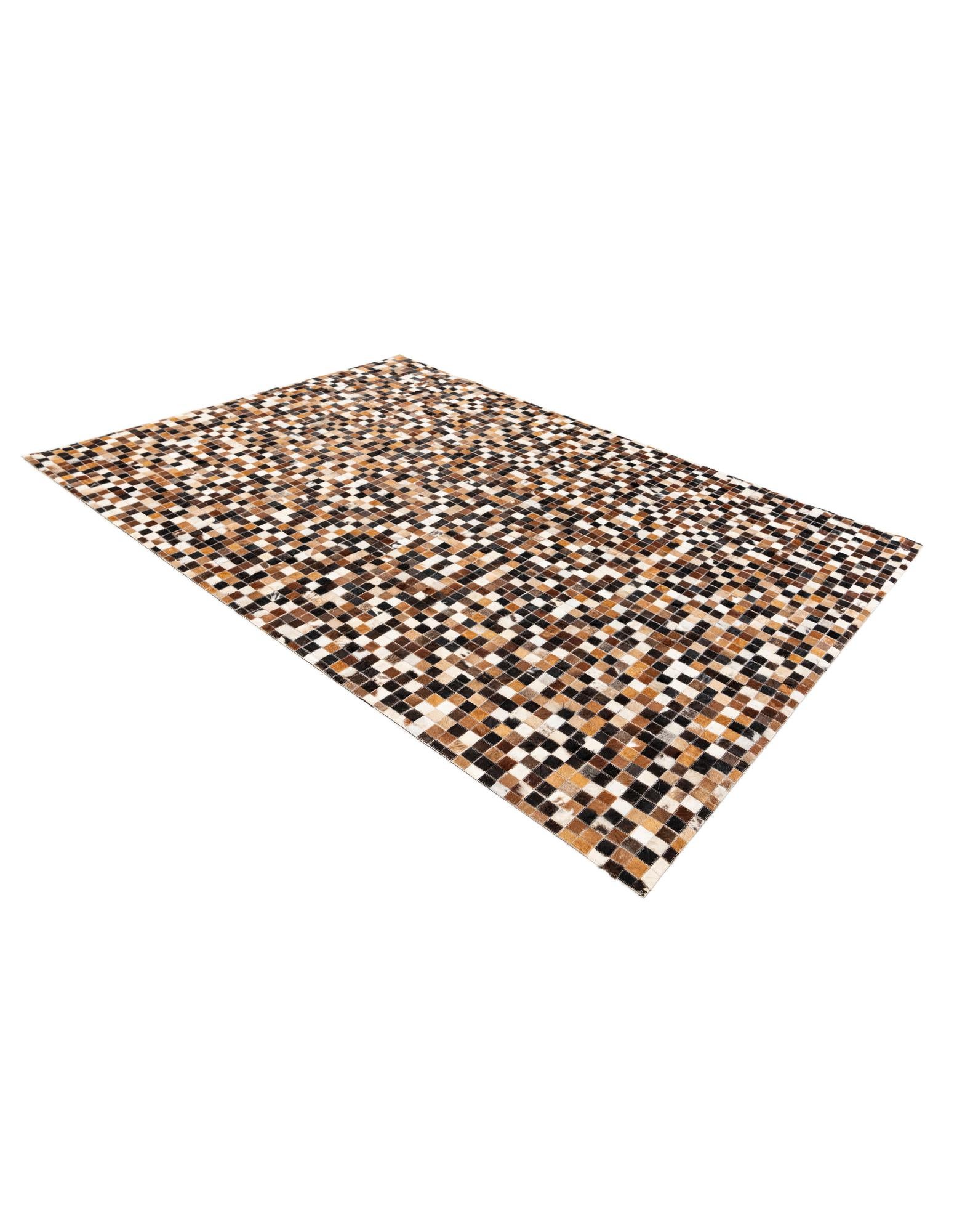 5' 6 x 7' 8 Cowhide Stocks Rug