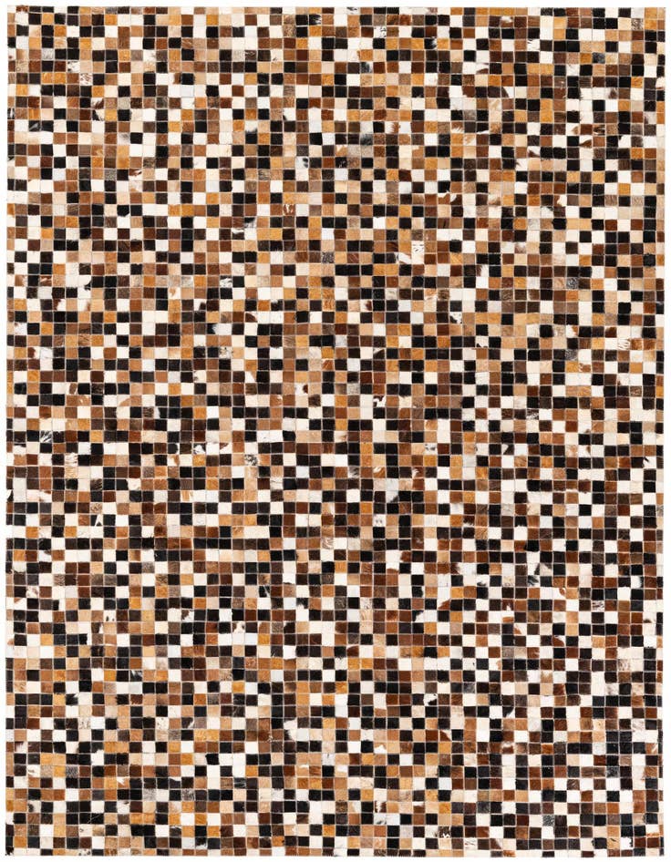 Detail image of 5' 6 x 7' 8 Cowhide Stocks Rug