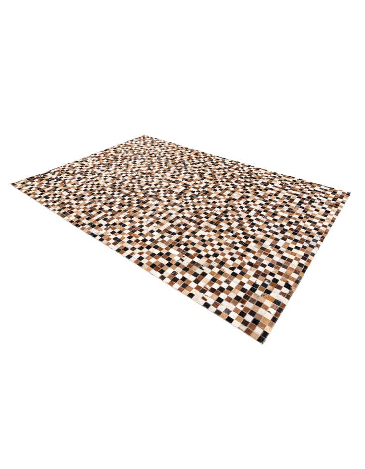 Detail image of 5' 4 x 7' 9 Cowhide Stocks Rug