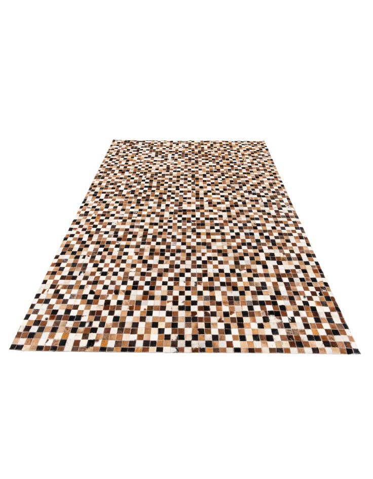 Detail image of 5' 4 x 7' 9 Cowhide Stocks Rug