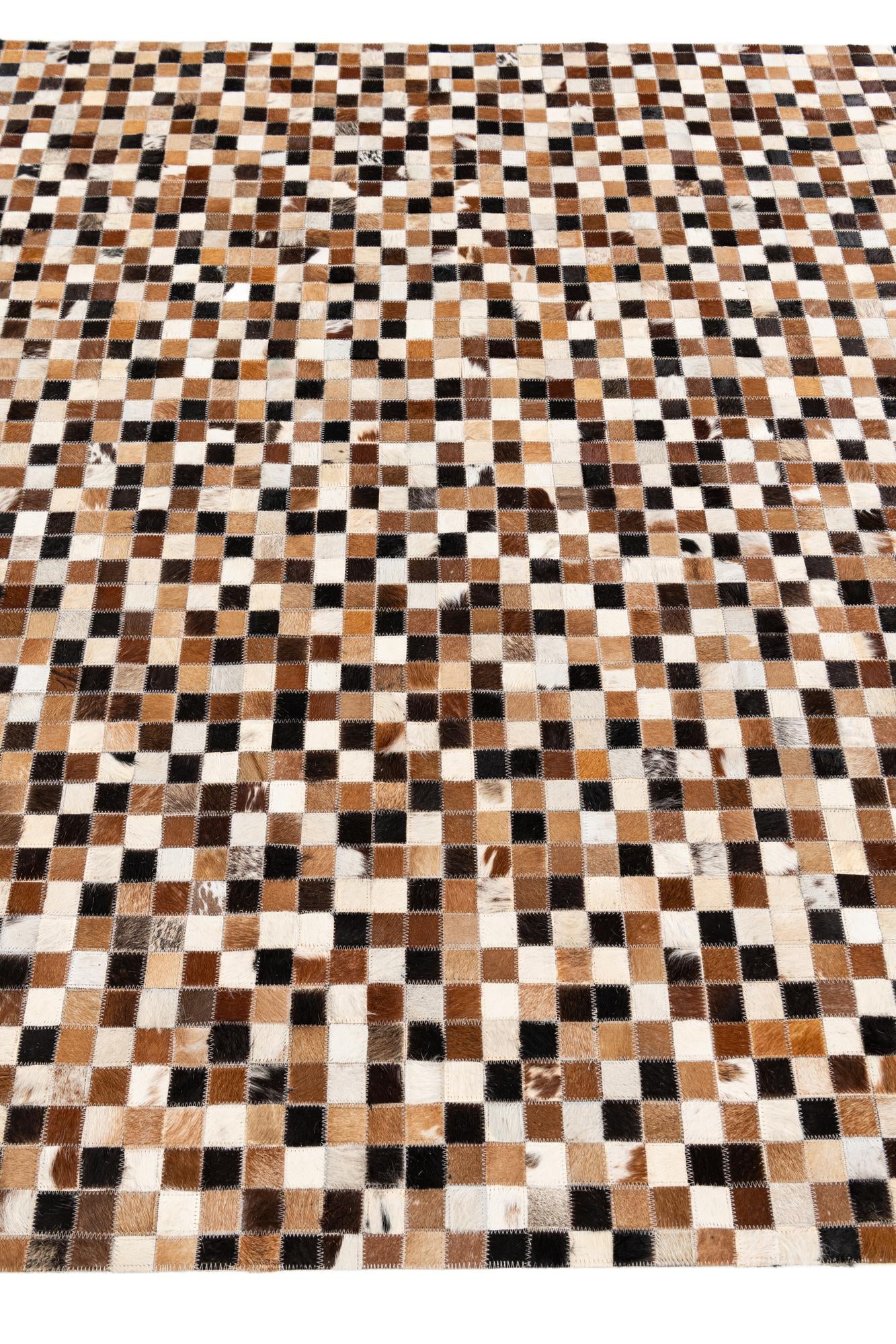 5' 4 x 7' 9 Cowhide Stocks Rug