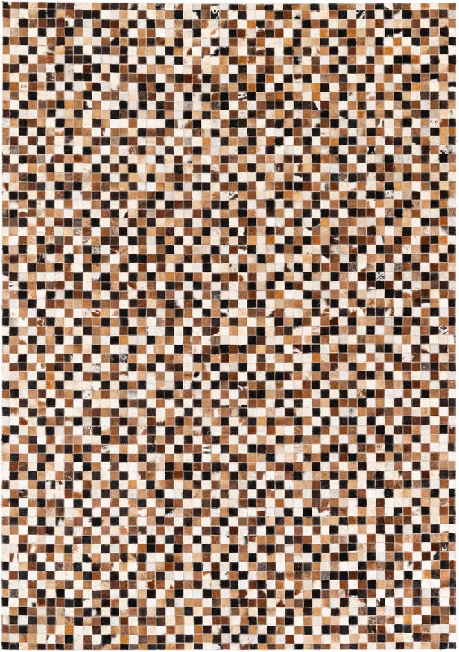 Detail image of 5' 4 x 7' 9 Cowhide Stocks Rug