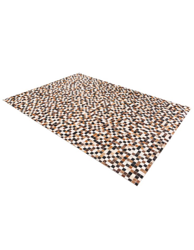 Detail image of 5' 5 x 7' 8 Cowhide Stocks Rug