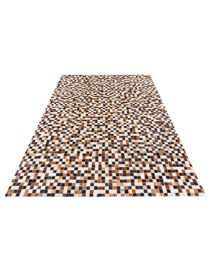5' 5 x 7' 8 Cowhide Stocks Rug