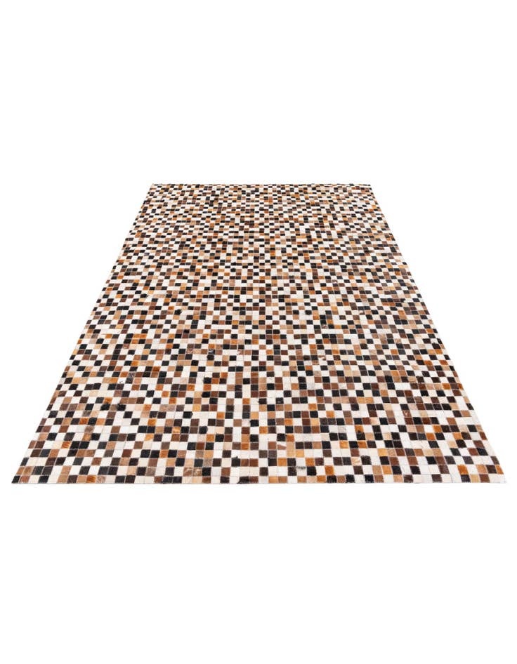 Detail image of 5' 5 x 7' 8 Cowhide Stocks Rug