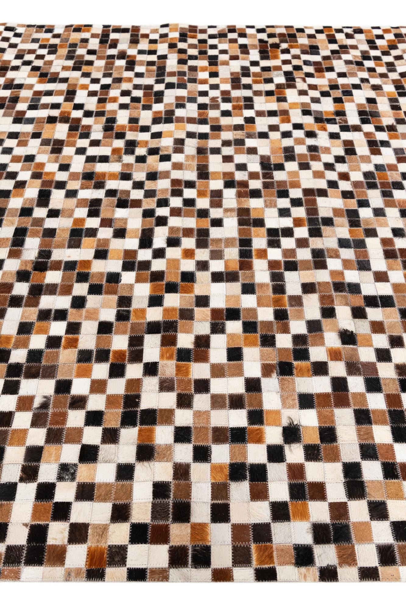 5' 5 x 7' 8 Cowhide Stocks Rug
