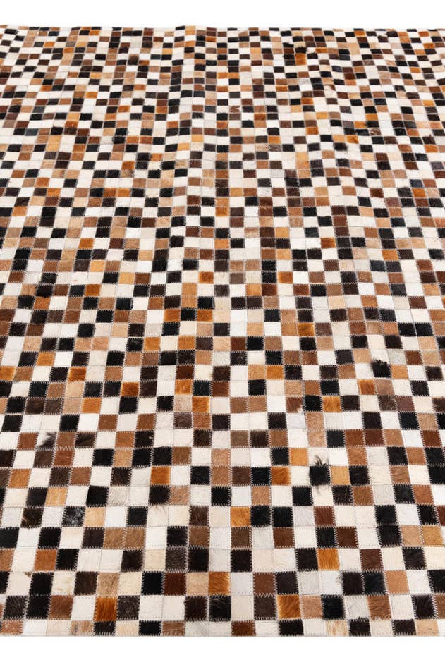 Detail image of 5' 5 x 7' 8 Cowhide Stocks Rug