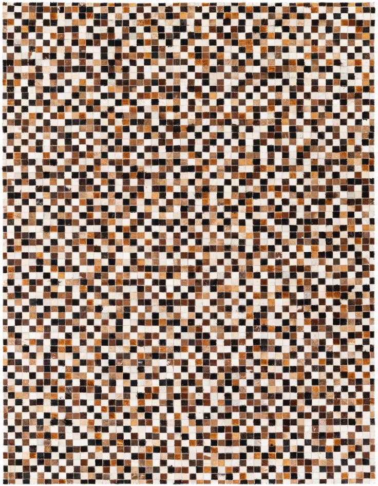 Detail image of 5' 5 x 7' 8 Cowhide Stocks Rug