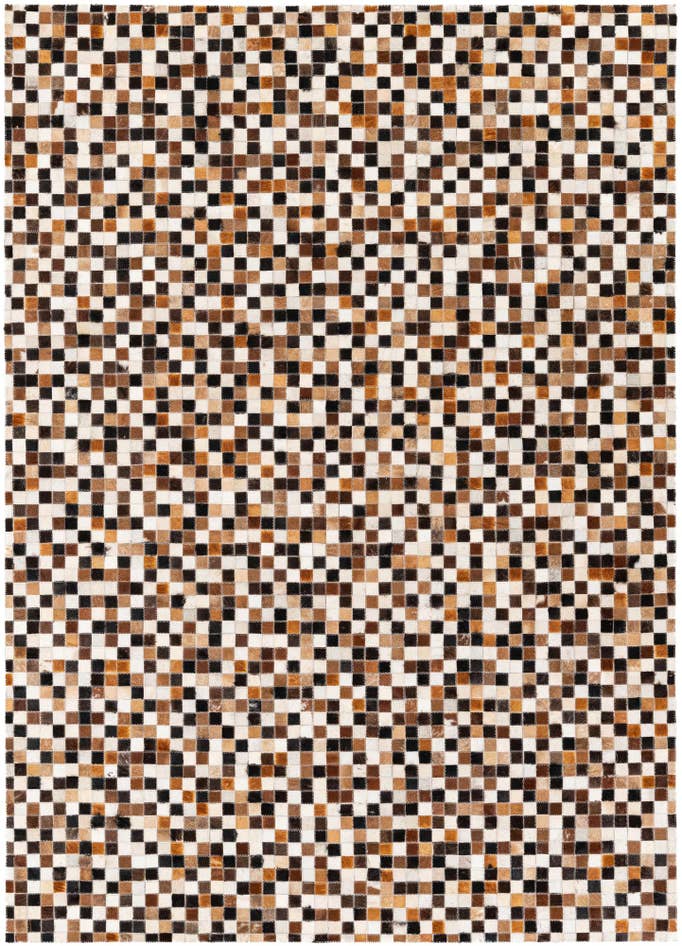 Detail image of 5' 5 x 7' 8 Cowhide Stocks Rug