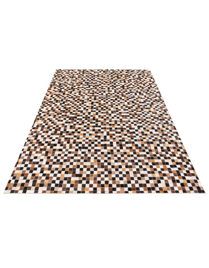 5' 6 x 7' 7 Cowhide Stocks Rug
