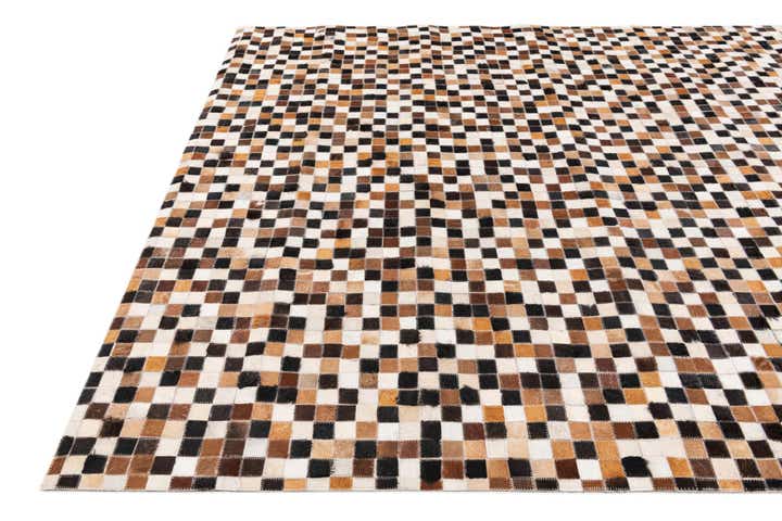 5' 6 x 7' 7 Cowhide Stocks Rug
