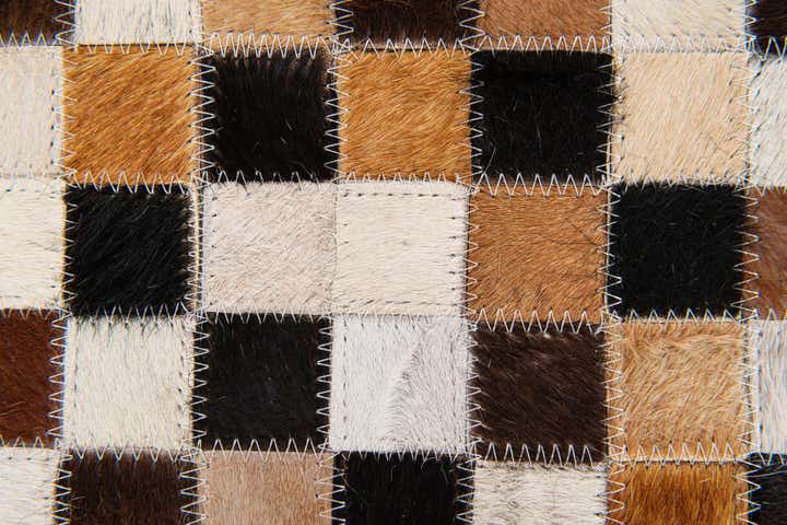 5' 6 x 7' 7 Cowhide Stocks Rug