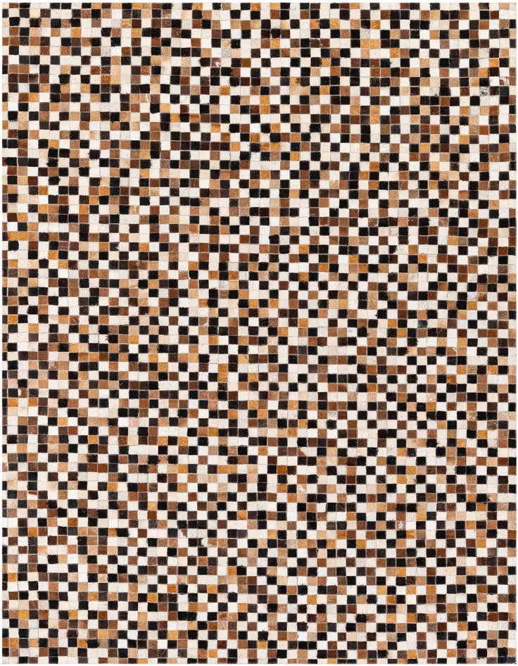 Detail image of 5' 6 x 7' 7 Cowhide Stocks Rug
