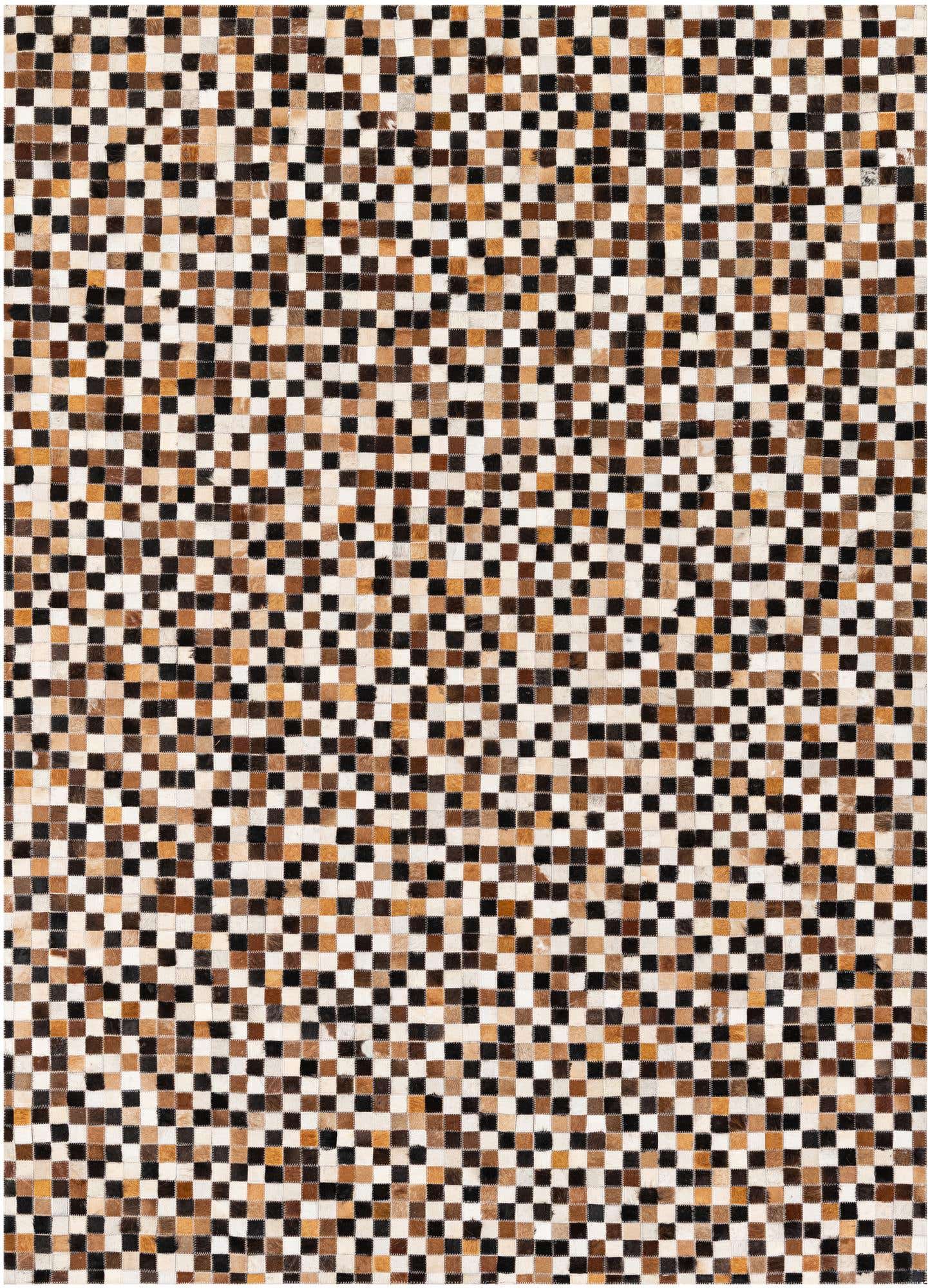 5' 6 x 7' 7 Cowhide Stocks Rug