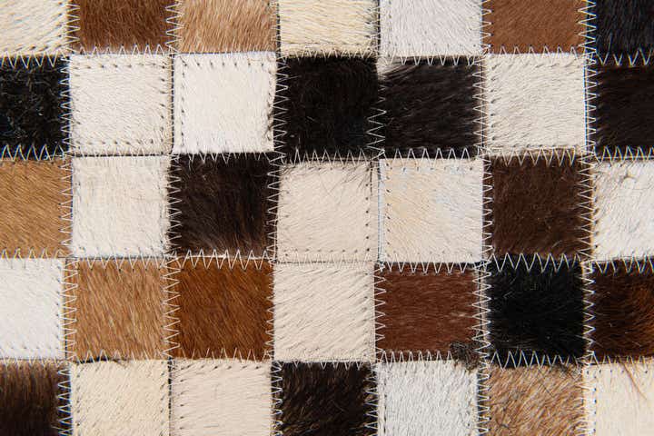 5' 6 x 7' 6 Cowhide Stocks Rug