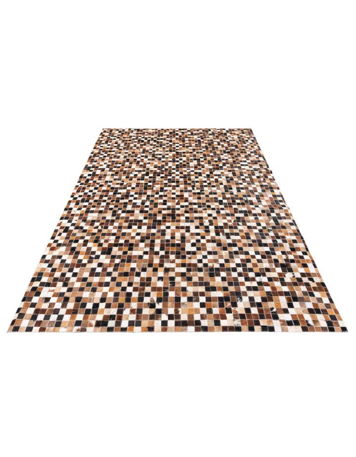 5' 6 x 7' 7 Cowhide Stocks Rug