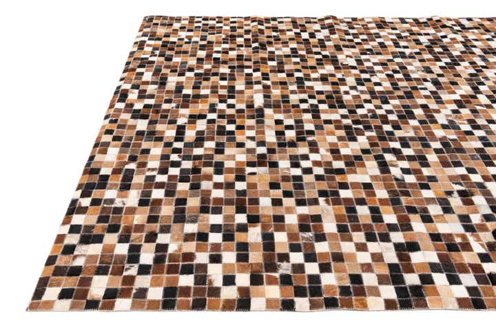 5' 6 x 7' 7 Cowhide Stocks Rug