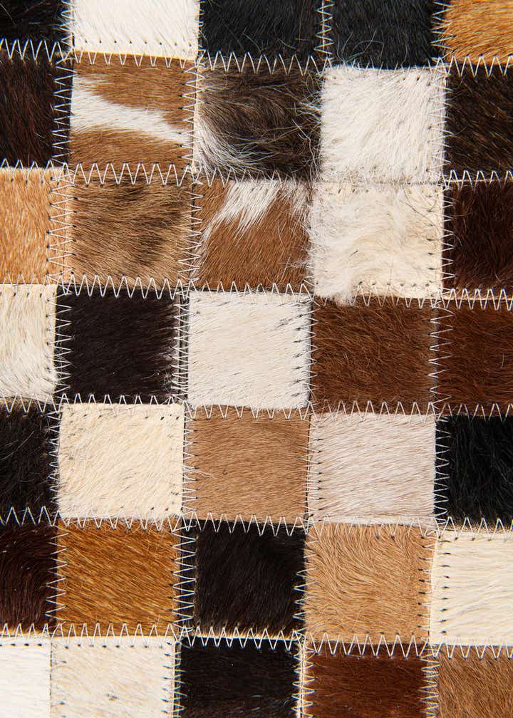 5' 6 x 7' 7 Cowhide Stocks Rug