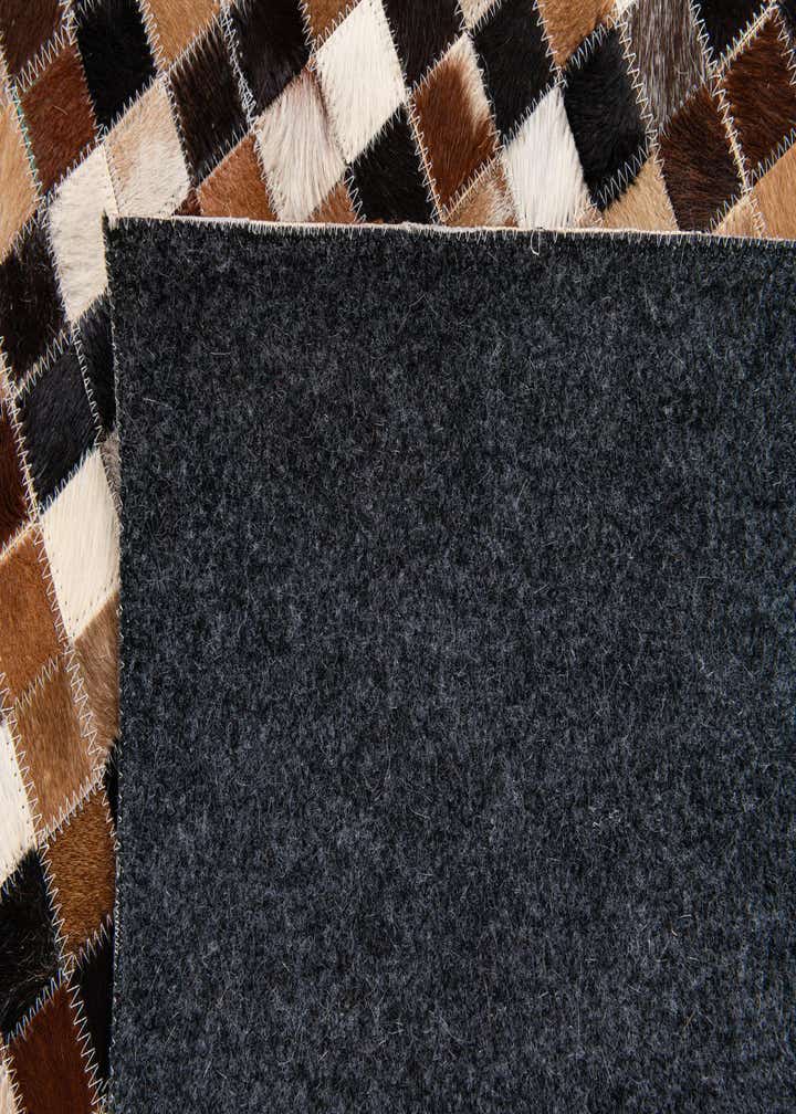 5' 6 x 7' 7 Cowhide Stocks Rug