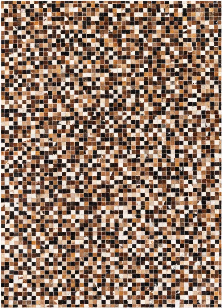 5' 6 x 7' 7 Cowhide Stocks Rug