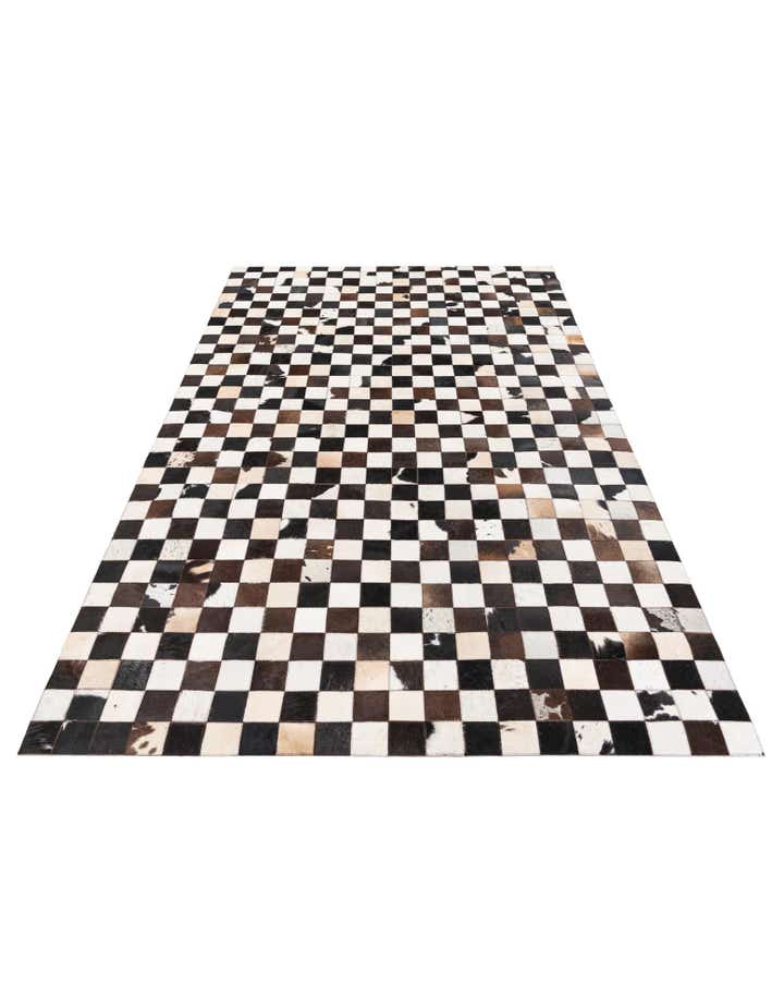 5' x 8' Cowhide Stocks Rug