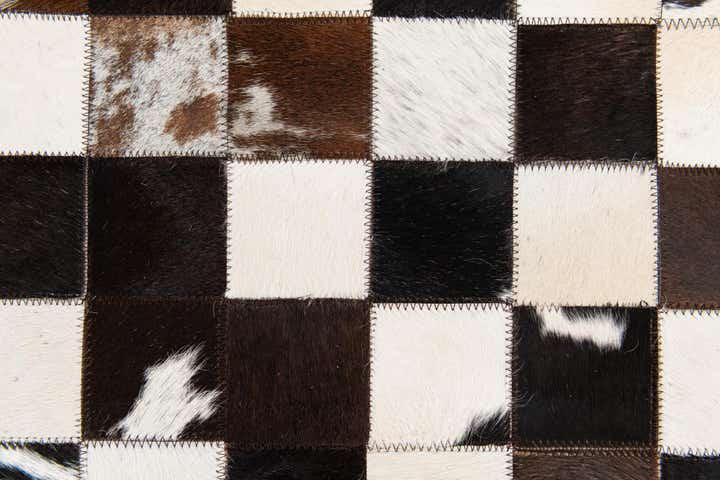 5' x 7' 11 Cowhide Stocks Rug