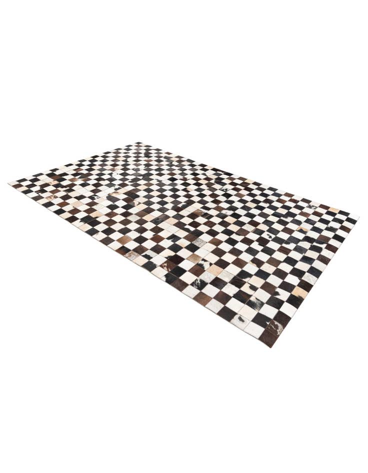 Detail image of 5' x 8' Cowhide Stocks Rug