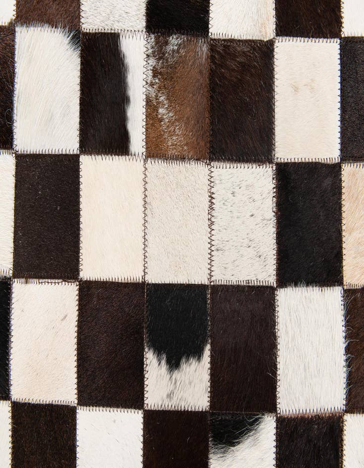 Detail image of 5' x 8' Cowhide Stocks Rug