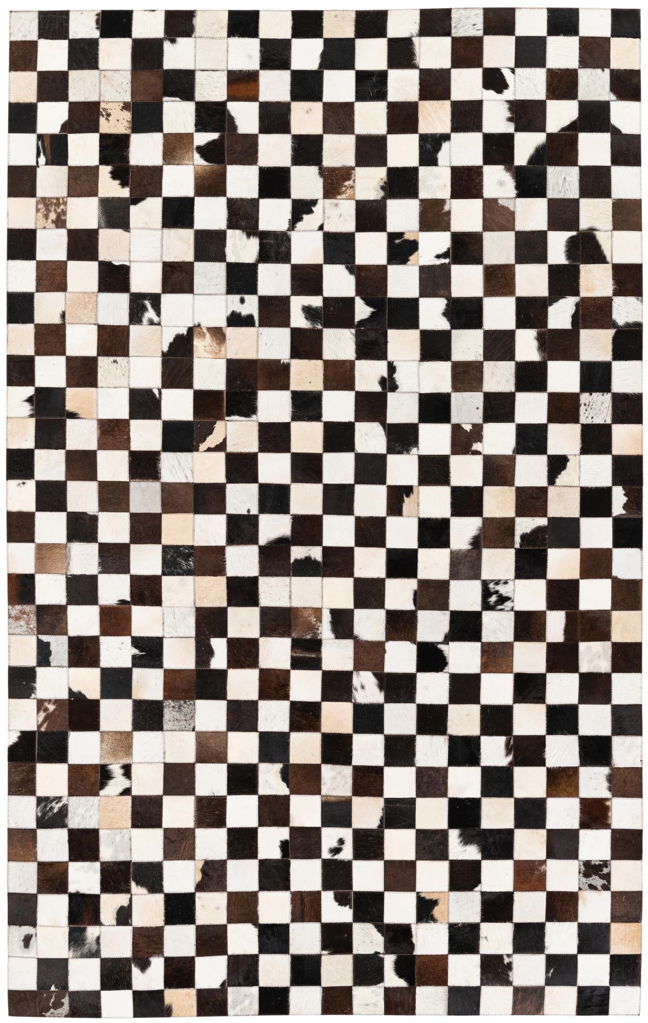 5' x 8' Cowhide Stocks Rug