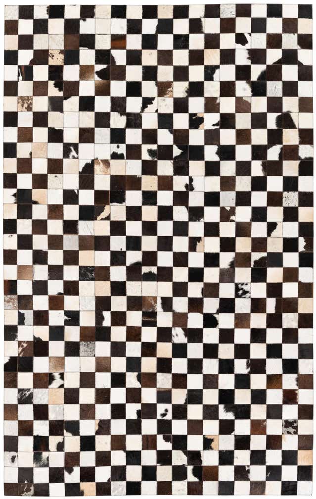 5' x 8' Cowhide Stocks Rug