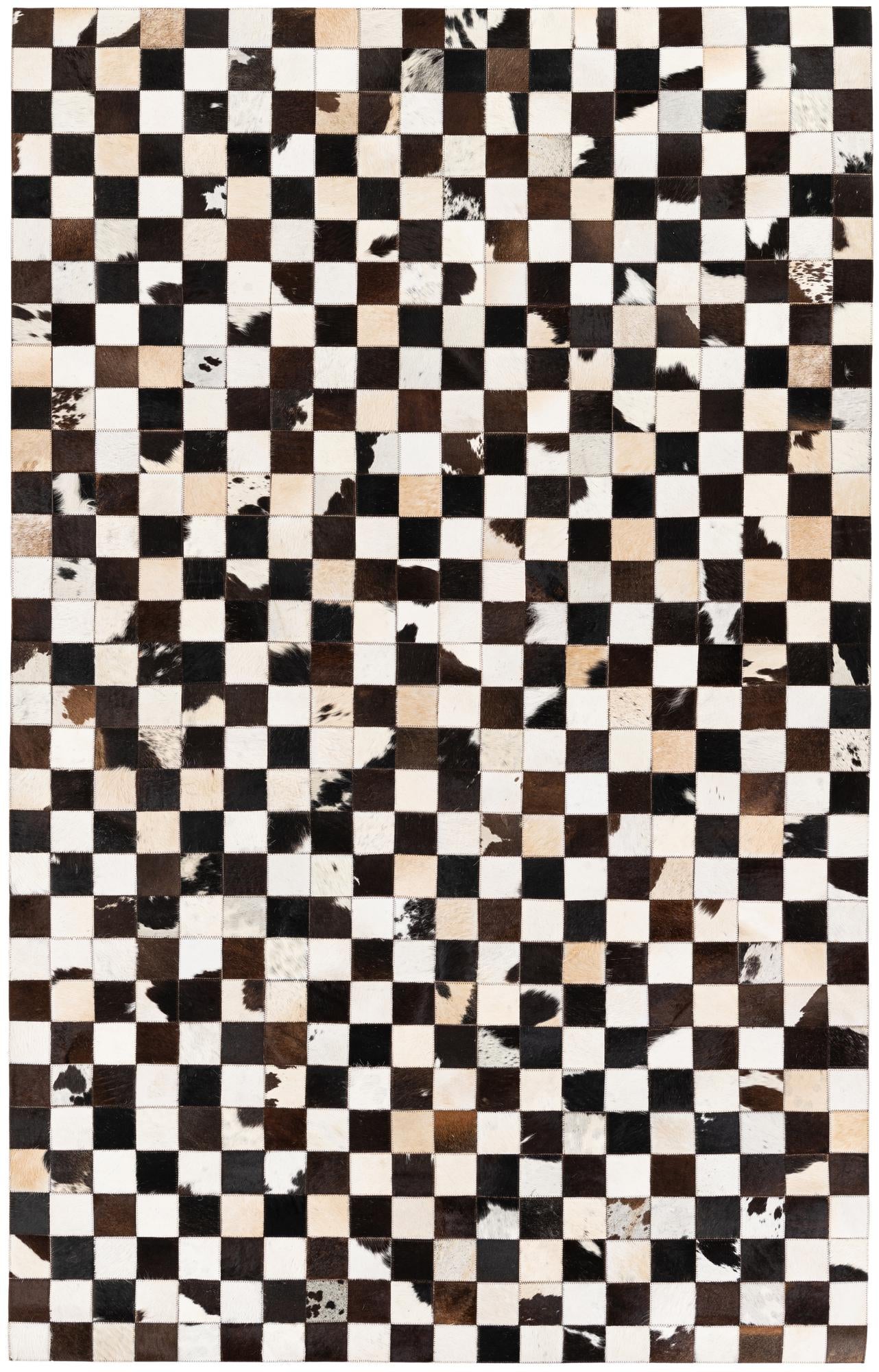 5' x 8' Cowhide Stocks Rug