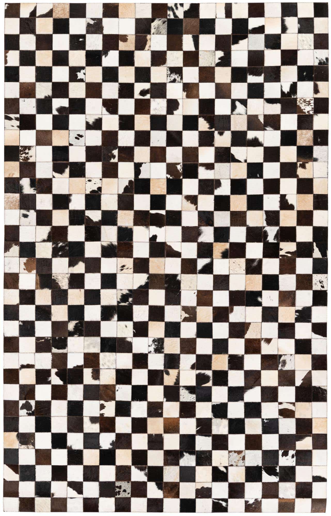 5' x 8' Cowhide Stocks Rug