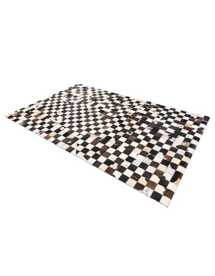 5' 1 x 8' Cowhide Stocks Rug