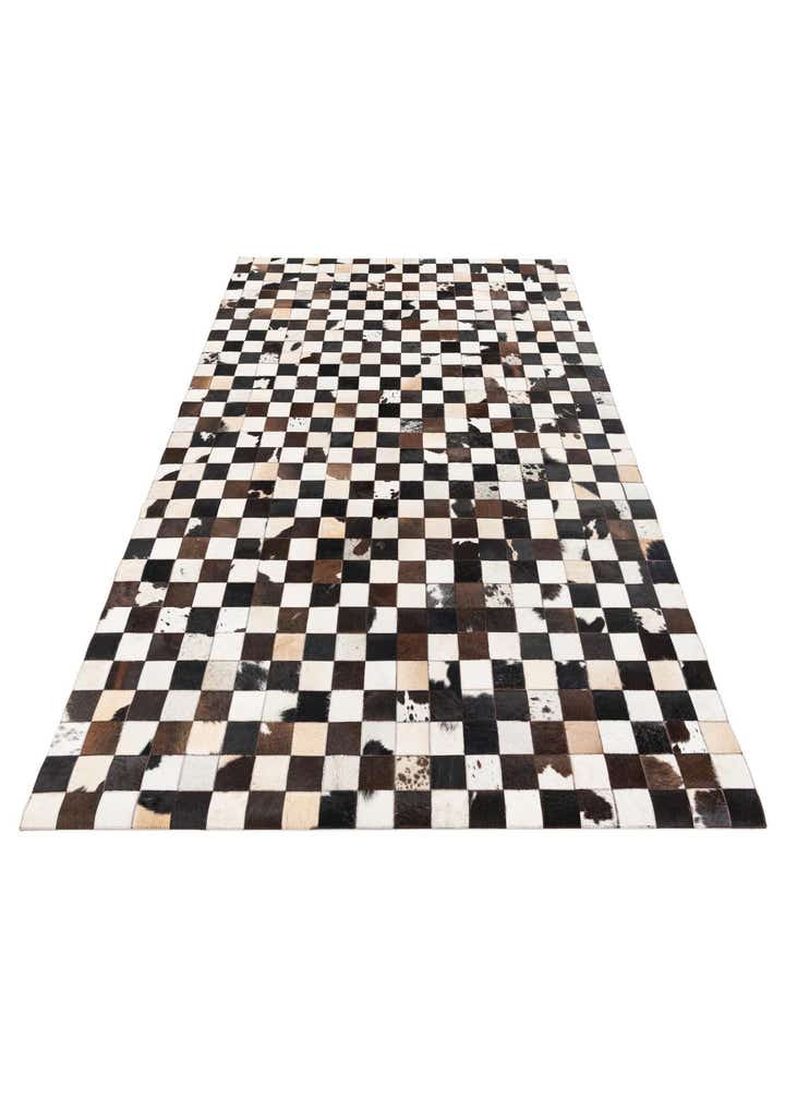 5' 1 x 8' Cowhide Stocks Rug