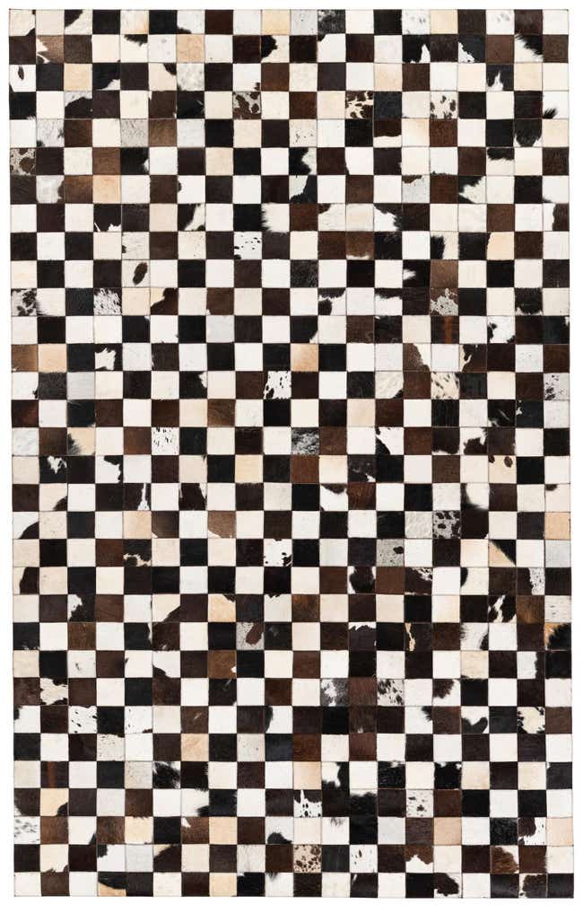 5' 1 x 8' Cowhide Stocks Rug