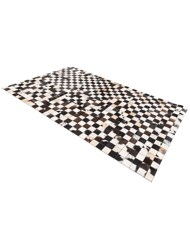 Detail image of 5' 1 x 8' Cowhide Stocks Rug