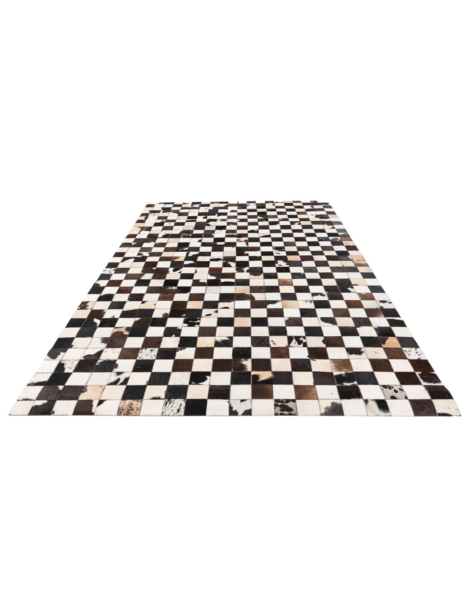 5' 1 x 8' Cowhide Stocks Rug