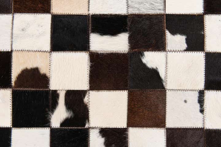 5' 1 x 8' Cowhide Stocks Rug