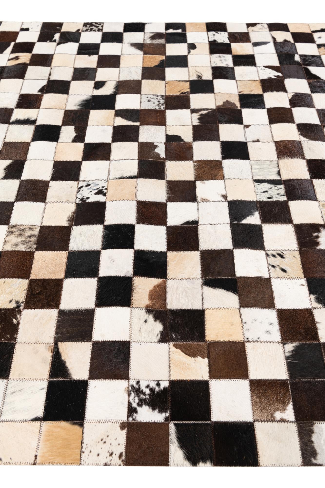 5' 1 x 7' 11 Cowhide Stocks Rug