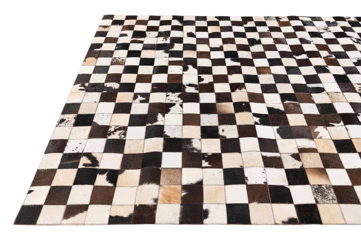 5' x 7' 11 Cowhide Stocks Rug
