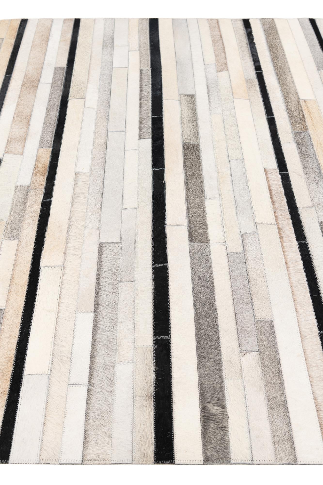 5' 1 x 7' 11 Cowhide Stocks Rug