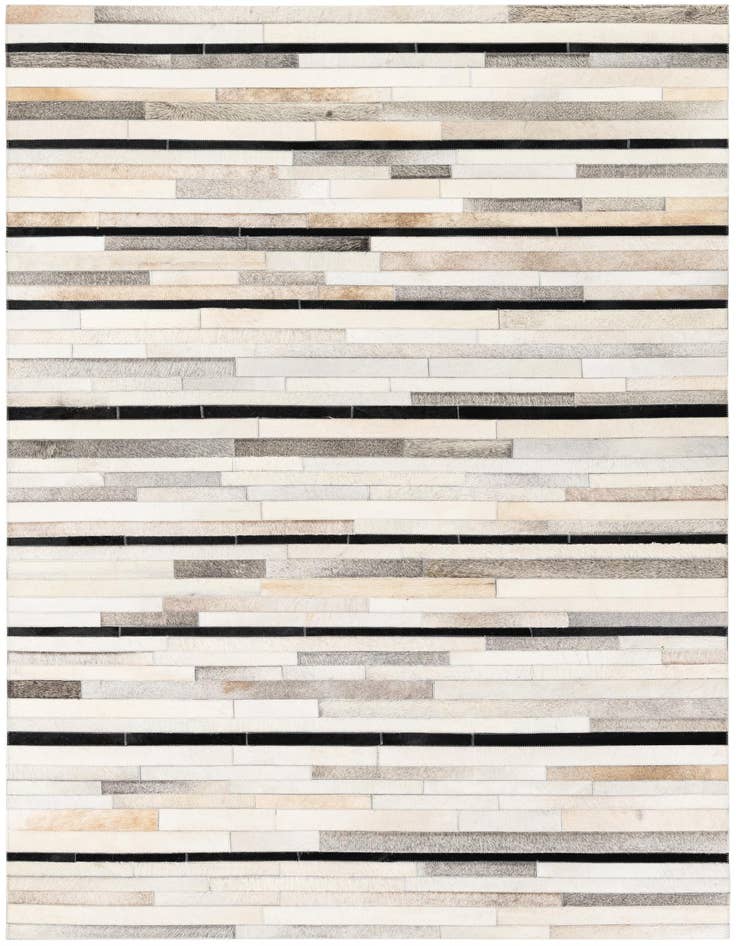 Detail image of 5' 1 x 7' 11 Cowhide Stocks Rug