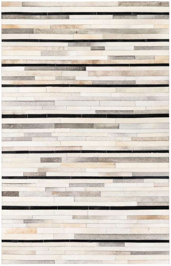 5' 1 x 7' 11 Cowhide Stocks Rug