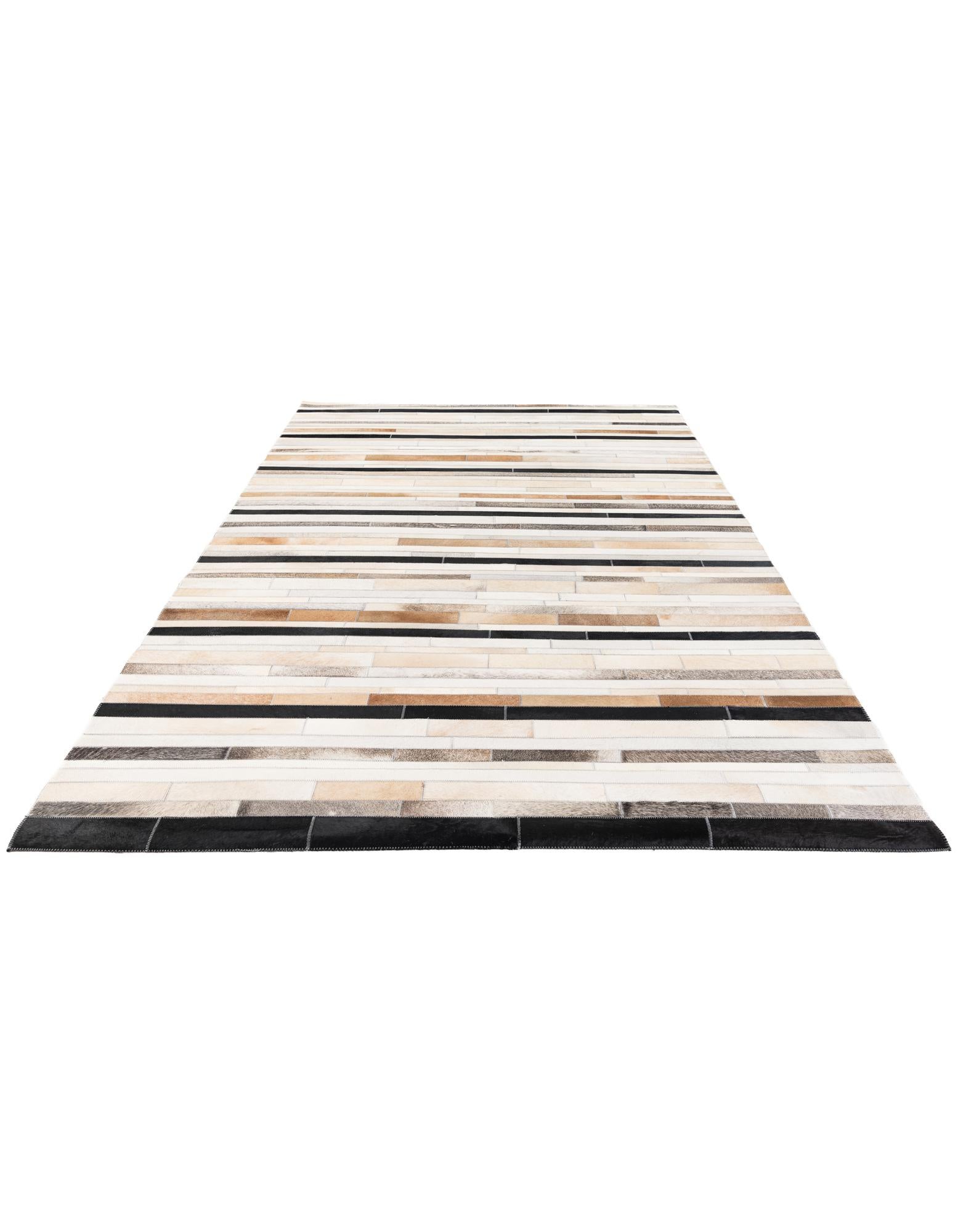 5' 1 x 8' Cowhide Stocks Rug