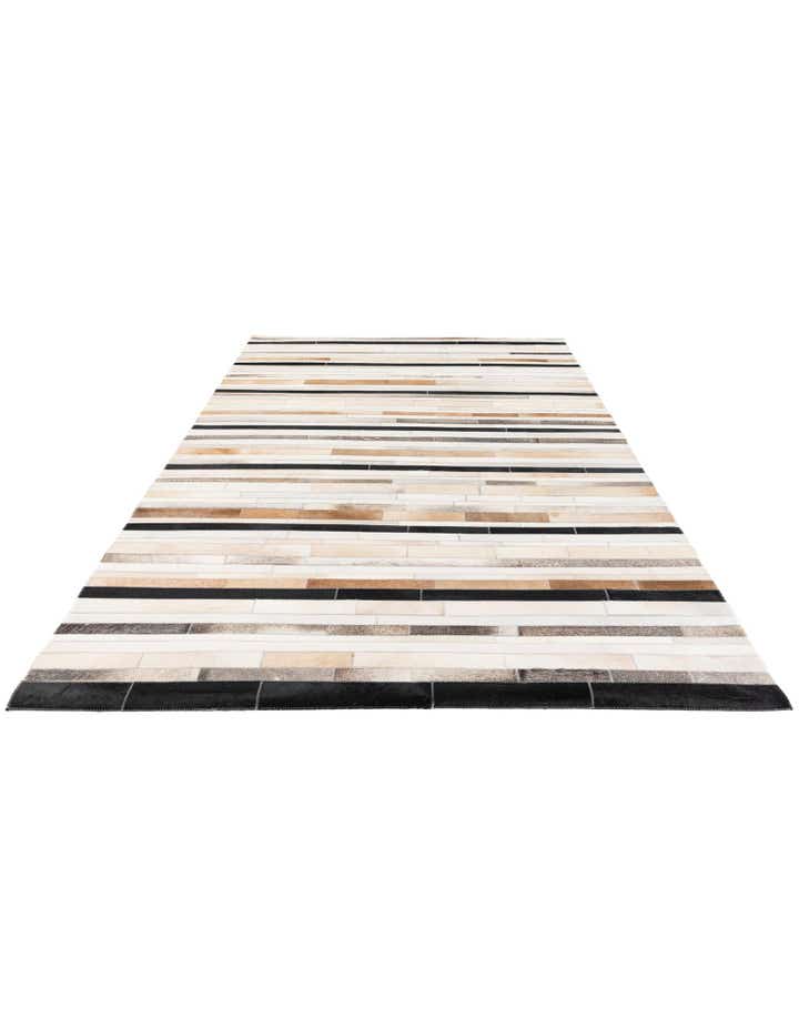 5' 1 x 8' Cowhide Stocks Rug